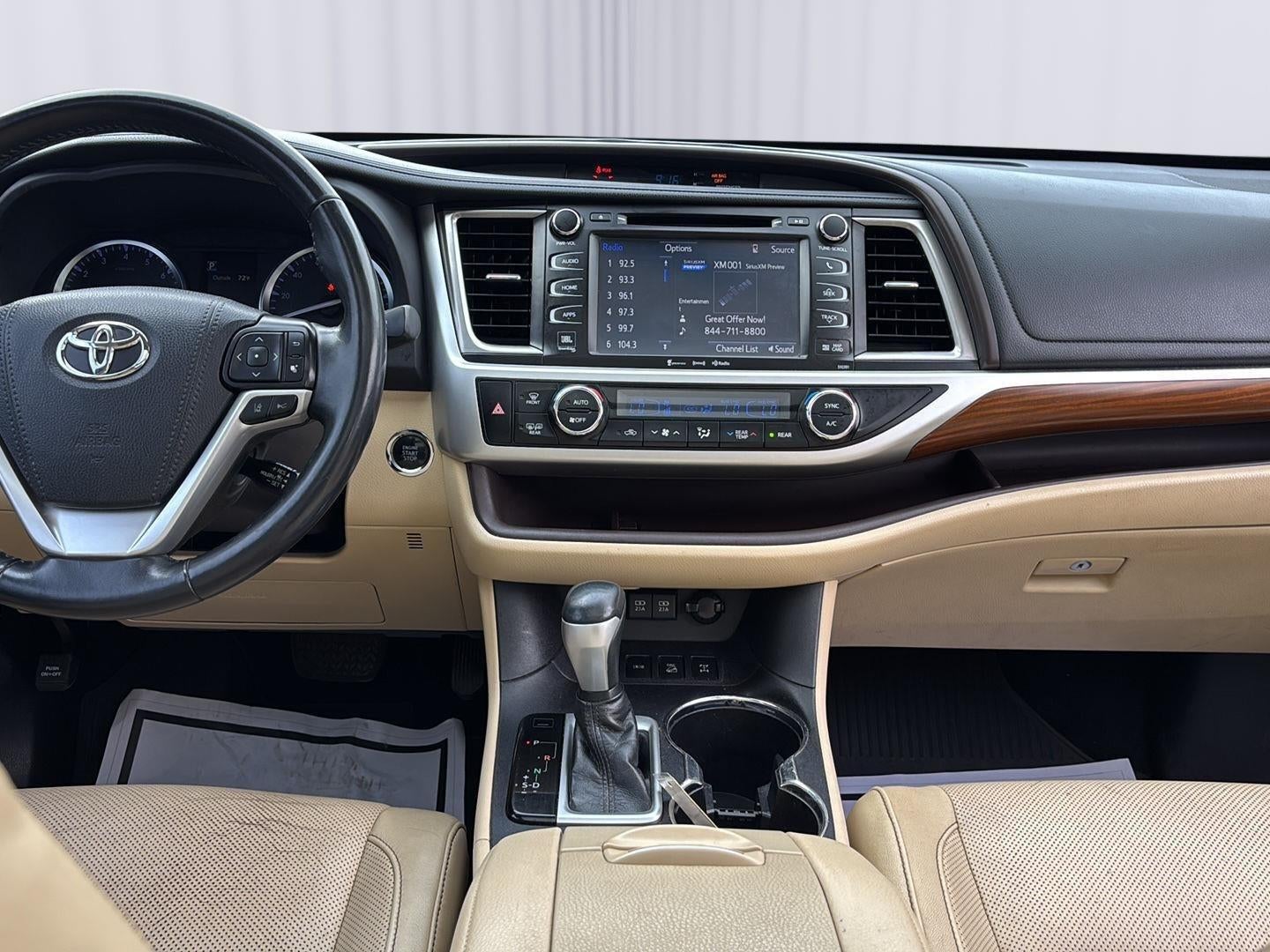 2019 Toyota Highlander Limited Platinum